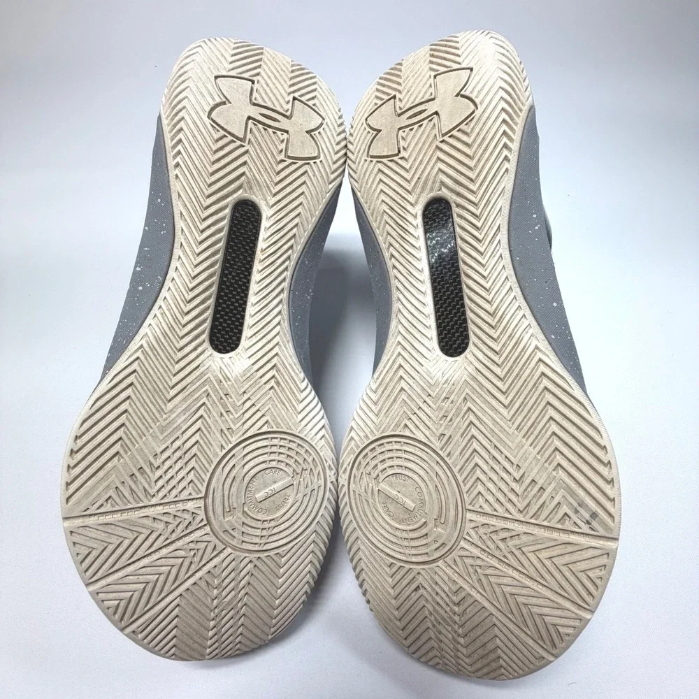 Under Armour Curry 3Zero III Basketball‎ Shoes White Grey Men's Size 11